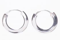 WINDALF Silber-Creolen ALANY 10 mm Hochglanz Creolen Ohrringe Silber - Windalf.de