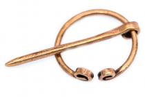 WINDALF Kleine Mittelalter Fibel SINA Ø 2.2 cm Gewandschließe Bronze - Windalf.de